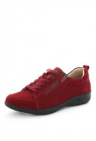 Just Bee Caby Lace up Suede Red